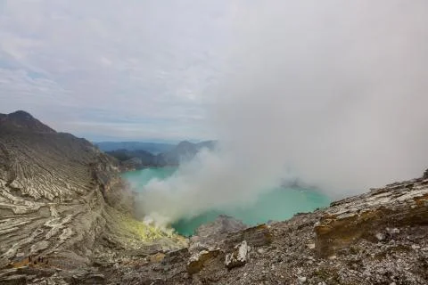 Ijen Fotos de archivo