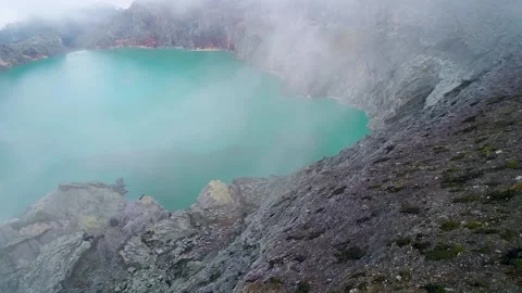 Ijen Volcano East Java Indonesia 05 Vídeo Stock 138027949