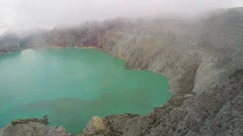 Ijen Volcano East Java Indonesia 08 Stock Footage 138027992