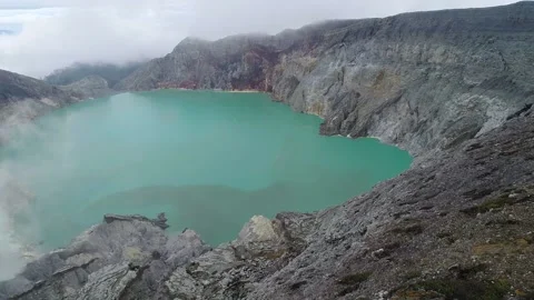 Ijen Volcano East Java Indonesia 14 Stock Footage 138028019