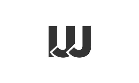 IJJ logo design template with strong and modern bold text. Initial based ve.. Stock Illustration