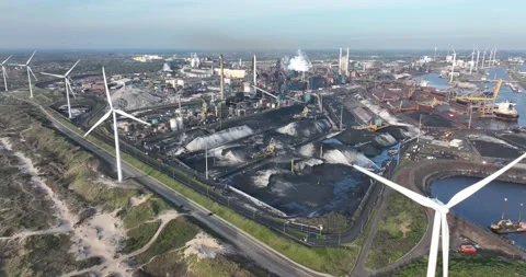 General View Tata Steel Ijmuiden Netherlands Editorial Stock Photo - Stock  Image