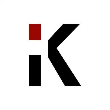 IK, Ki, iC initials geometric letter company logo and icon Stock Illustration