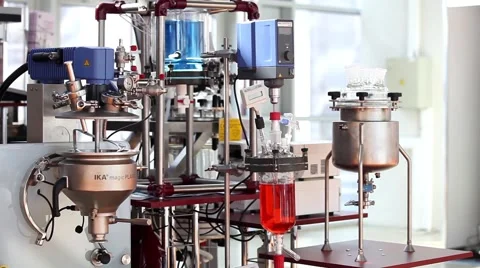The IKA magic PLANT is a laboratory scale process plant Stock Footage 53807591