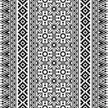 Ikat ethnic seamless pattern texture background design vector Stockillustratie