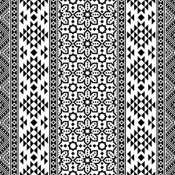 Ikat ethnic seamless pattern texture background design vector Illustrazione stock