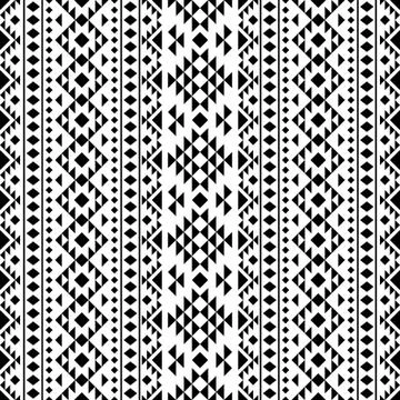 Ikat ethnic seamless pattern texture background design vector Stock Illustration