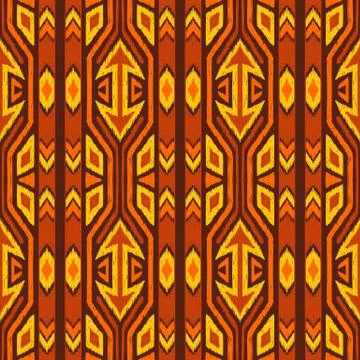 Ikat geometric folklore pattern. Stockillustratie