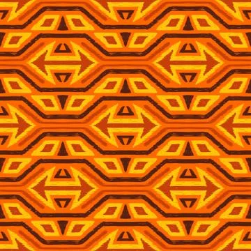 Ikat geometric folklore pattern. Stockillustratie