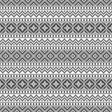 Ikat, geometric pattern, native Indian, Navajo, Inca Design Stock Illustration