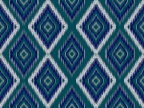 Ikat pattern seamless ,geometric ethnic pattern ,Tribal geometric seamless Stock Illustration