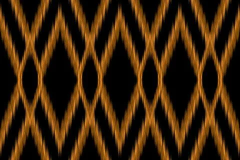 Ikat pattern seamless ,geometric ethnic pattern ,Tribal geometric seamless イラスト素材