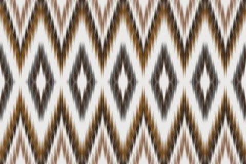 Ikat pattern seamless ,geometric ethnic pattern ,Tribal geometric seamless 스톡 일러스트