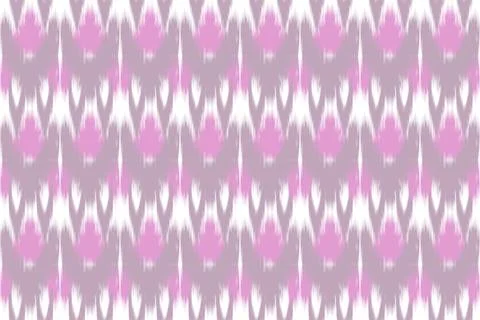 Ikat pattern seamless ,geometric ethnic pattern ,Tribal geometric seamless 스톡 일러스트