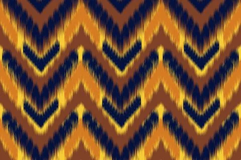 Ikat pattern seamless ,geometric ethnic pattern ,Tribal geometric seamless 스톡 일러스트