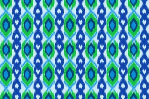 Ikat pattern seamless ,geometric ethnic pattern ,Tribal geometric seamless Stock Illustration
