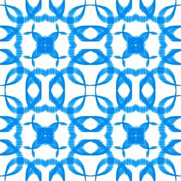 Ikat seamless pattern background Illustrazione stock