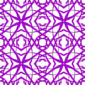 Ikat seamless pattern background Ilustração Stock