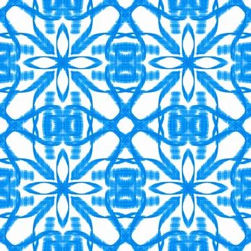 Ikat seamless pattern background Stock-Illustration