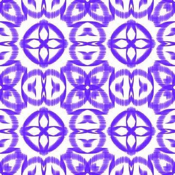 Ikat seamless pattern background Illustrazione stock