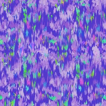 Ikat seamless pattern. Fancy textile design. Vector illustration in ethnic st Stock Illustration