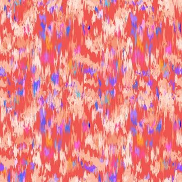 Ikat seamless pattern. Fancy textile design. Vector illustration in ethnic st Stock Illustration