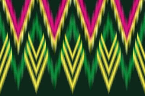 Ikat style j-pec image seamless background comfortable style Suitable for pri Stock Illustration