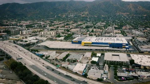 Ikea Burbank CA Time-Laps COVID 19 Stockbeeldmateriaal 137282669
