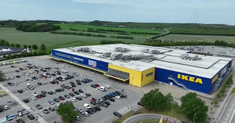 Ikea, city syd, Denmark Video stock 244789488