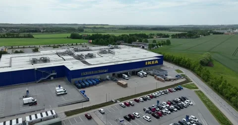 Ikea, city syd in Denmark Video stock 244789502