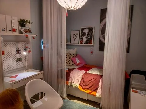 Ikea Interior of the room Stock Photos