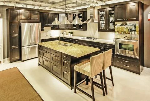 IKEA Kitchen 库存照片