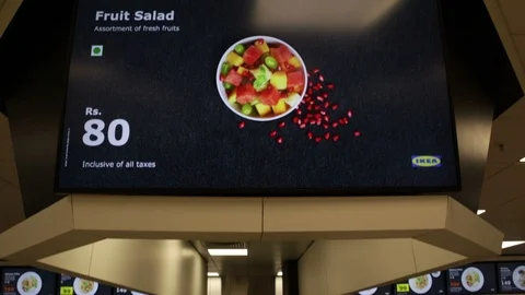 Ikea-Restaurant-india-opening-day Video stock 94560073