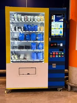 IKEA Vending Machine With Touchscreen Stock Photos