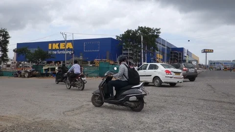 Ikea's first Indian store to open in Hyderbaad in August Stock Footage 92466360