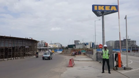 Ikea's first Indian store to open in Hyderbaad in August Stock Footage 92474773