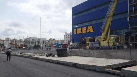 Ikea's first Indian store to open in Hyderbaad in August Stock Footage 92518928