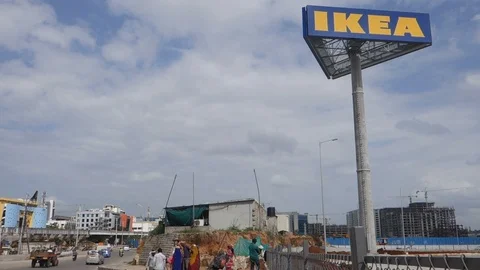 Ikea's first Indian store to open in Hyderbaad in August Stock Footage 92519257