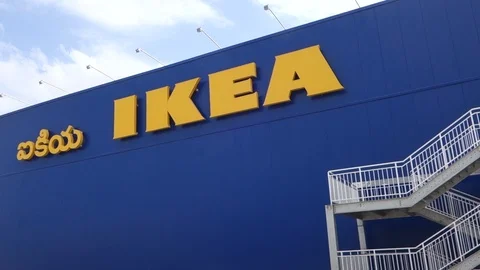 Ikea's first Indian store to open in Hyderbaad in August Stock Footage 92519267