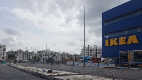 Ikea's first Indian store to open in Hyderbaad in August Video stock 92524018