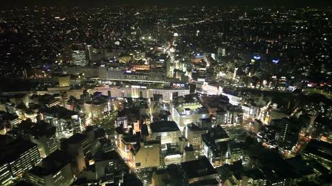 Ikebukuro Nightscape Stock Footage 324935748