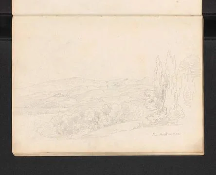 ï»¿Krajobraz z Apeninow. Blaschnik, Arthur (1823-1918), draughtsman, carto Stock Photos