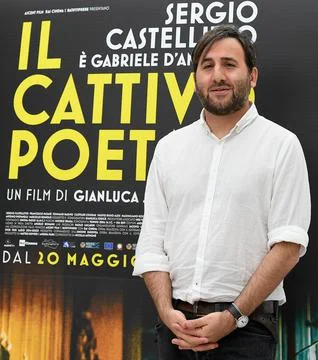'Il Cattivo Poeta' photocall in Rome, Italy - 18 May 2021 Stock Photos
