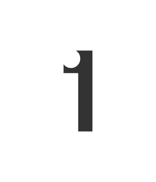 IL creative geometric initial based modern and minimal logo. Letter i l tre.. Stock Illustration