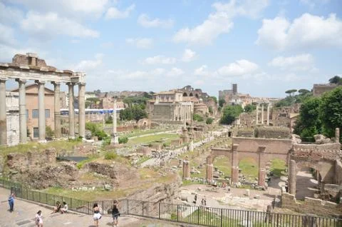 Il Foro Romano Stock Photos
