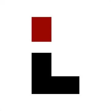 IL, Li initials geometric letter company logo and logo Stock Illustration