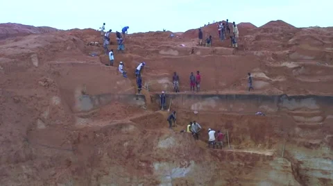 Ilakaka mines 1 Stock Footage 56827124