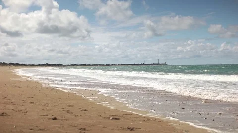 Ile de Re beach 库存影片 83811653