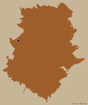 Ilfov, county of Romania, on solid. Pattern Stock Illustration