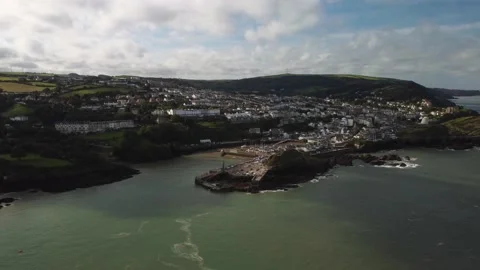 Ilfracombe, Devon 4K Drone Footage Stock Footage 172609129